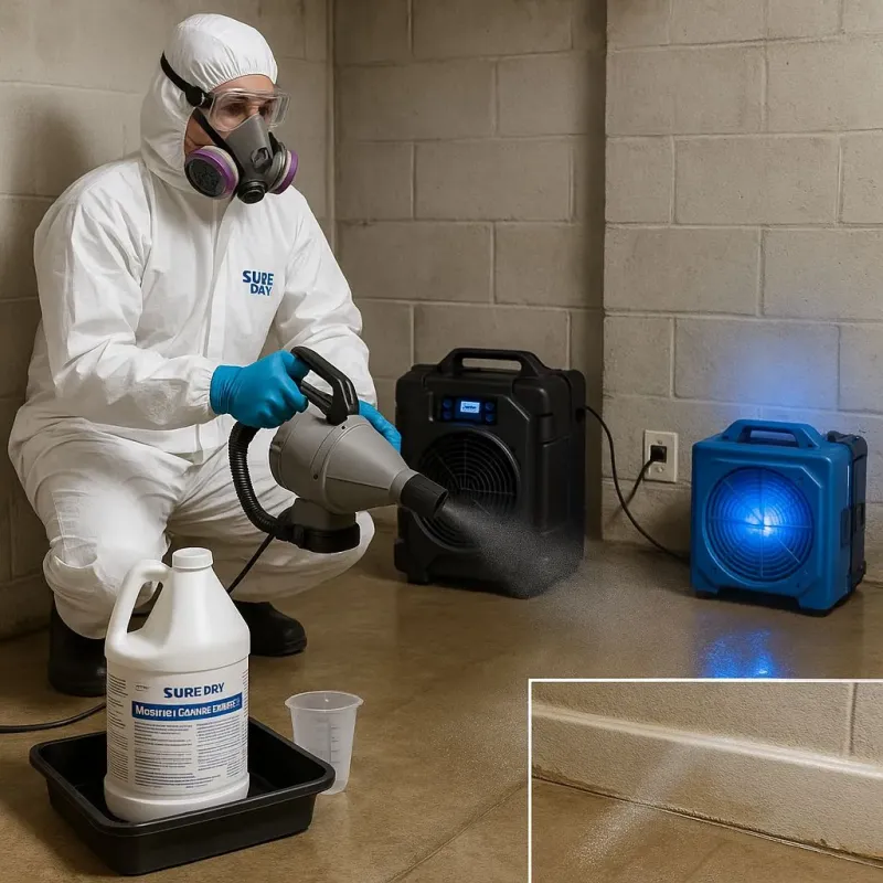Sanitization and Odor Removal process in Hazel Park, MI